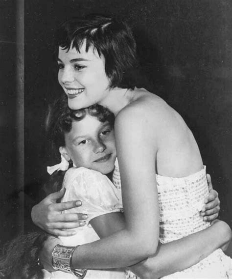 Old Hollywood Natalie Wood With Her Little Sister Lana Wood 1956