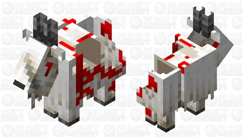 Half Eaten Goat Creepypasta Minecraft Mob Skin