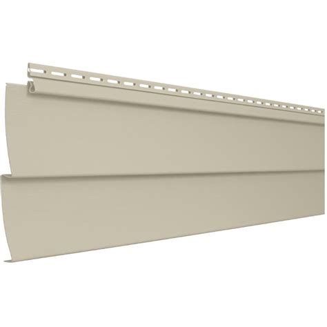 Parement en vinyle Sequoia double 5 po, argile Canyon Gentek | Home Hardware