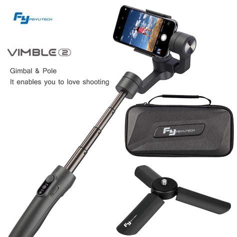 Gimbal stabilizers for phone are designed to accommodate phones of different sizes, which makes them highly compatible. FeiyuTech Vimble 2 Extendable Handheld 3 Axis Gimbal ...