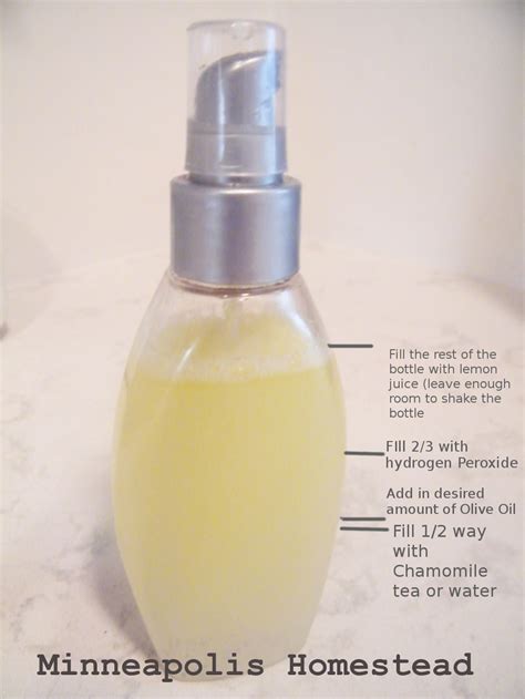 Sheen spray can be a valuable tool for keeping your hair strong and healthy when it's braided, or when you've had extensions installed. DIY All Natural Hair Lightening Spray - Minneapolis Homestead