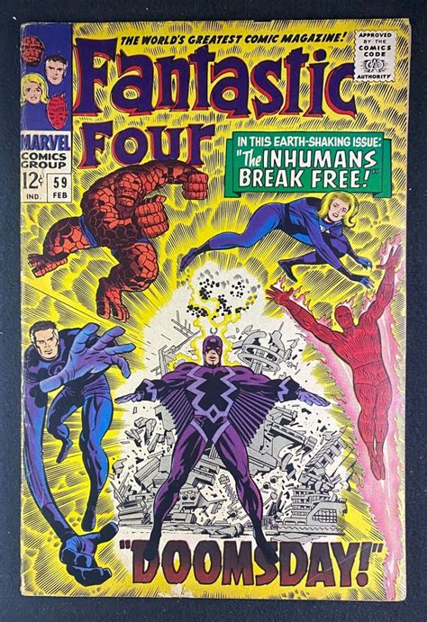Fantastic Four 1961 59 Fn 55 Doctor Doom Silver Surfer