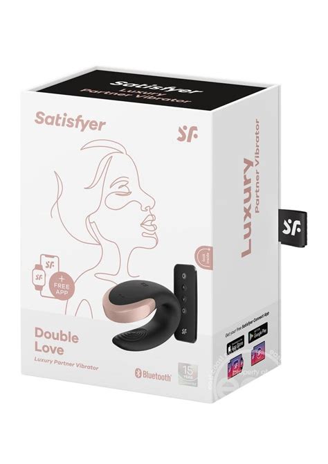 Satisfyer Double Love Silicone Rechargeable Dual Vibrator With Remote