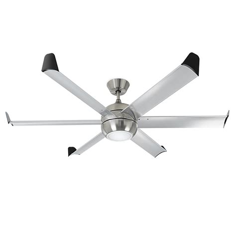The 84 troposair titan , with it's broad blade span of 84 inches moves a whopping 14,352 cubic feet per minute of air, and comes in white, brushed nickel, and oil rubbed. Arlec 150cm Moloch DC 6 Blade Aluminium Ceiling Fan With ...
