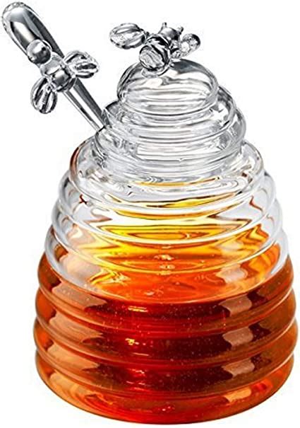 Artland Honey Bee Pot With Dippert Boxed 15 Oz Clear Amazonca Home