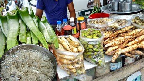 The process is pretty simple. Tasty & Healthy Aloe Vera Juice @20Tk ! Best street food ...