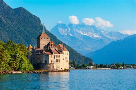 Chateau Chillon Castle In Switzerland Editorial Stock Image Image Of