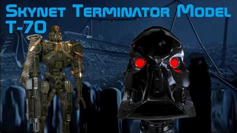 Skynet Terminator Model T 70 T2 3 D Battle Across Time Youtube