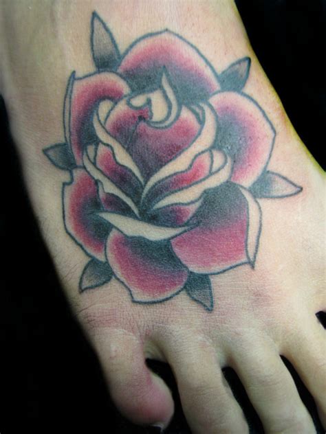 Nik sat for 8 hours total (in 2 sittings), what a champ! traditional rose tattoo on Tumblr
