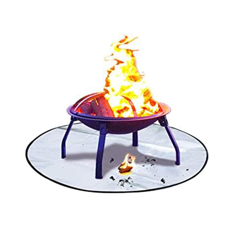 Only thing, the fork to remover the dome should be longer, remember this item has hot logs and sparks from the wood so you need to wear a protective glove if your using it to cook food or add more fuel. Fire Pit Pad Deck Protector manufacturer in China - Hitex