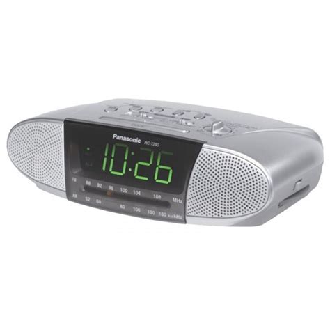 Buy Panasonic Stereo Alarm Clock Radio Dual Alarm Rc 7290 Mydeal