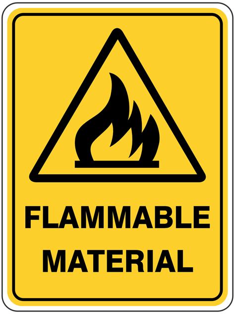 Flammable Material Discount Safety Signs New Zealand
