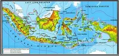 Gambar Peta Letak Geografis Indonesia