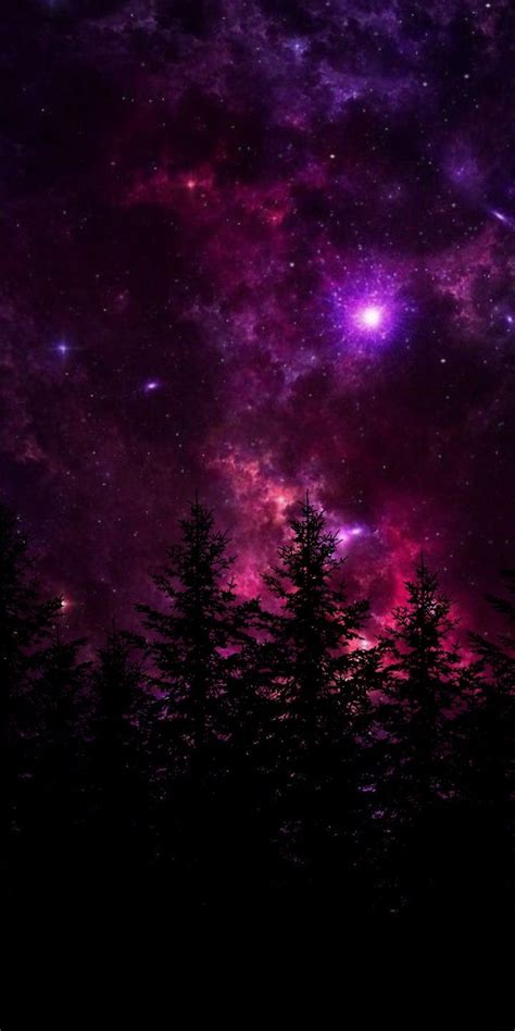 Galaxy Forest Wallpapers On Wallpaperdog