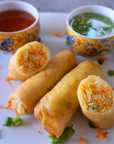 This recipe was originally published in september 2015. Easy Vegetable Spring Roll Recipe | How to Make Veg Spring ...