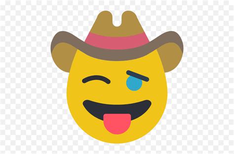 Cowboy Icon Emojicowboy Emoticon Free Transparent Emoji