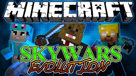 Download transparent minecraft logo png for free on pngkey.com. EVOLUTION Minecraft Skywars PVP Minigame w/ NoahCraft and ...