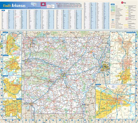 Detailed Roads And Highways Map Of Arkansas State Arkansas State
