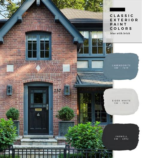 20 Exterior Colour Schemes For Brick Houses Homyhomee