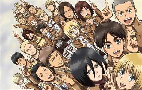 The Characters Of Aot Attack On Titan Photo 38313935 Fanpop