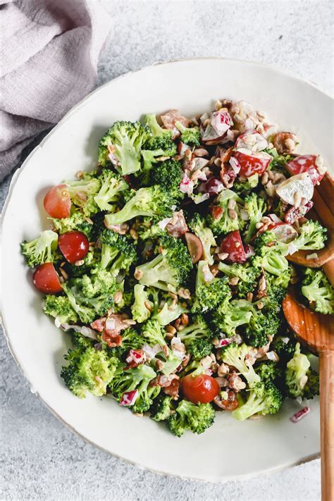 Broccoli Salad With Mayo Dressing Whole30 And Low Carb Primavera Kitchen