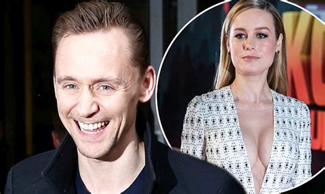 Tom Hiddleston Giggles Nervously Over Brie Larson Teasing Daily Mail