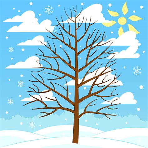 Winter Tree Free Stock Illustrations Creazilla