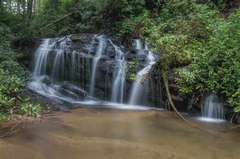 upper king creek falls the waterfalls of oconee county south carolina