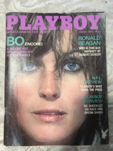 Mavin Playboy August Bo Derek Cover And Layout