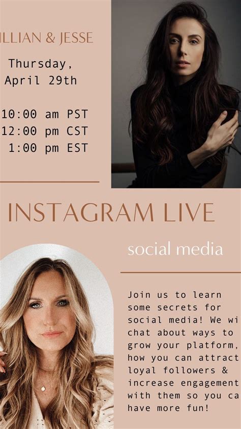 Jillian Goulding On Instagram “join Me And Jessie As We Chat All Things