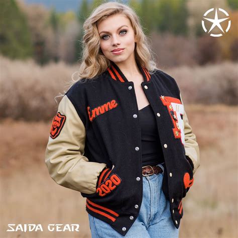 stylish women s varsity jacket