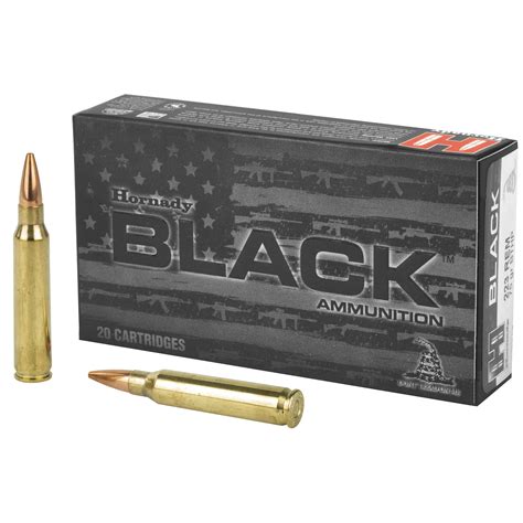 Hornady Black 223 Rem Ammunition 75 Gr Bthp 20 Rds 80267 City