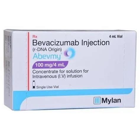 Mylan Abevmy 100 Mg Ml Bevacizumab Injection Storage 2 8 C