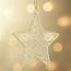 Tinsel Gold Star  Christmas Ornaments Silver Ornament