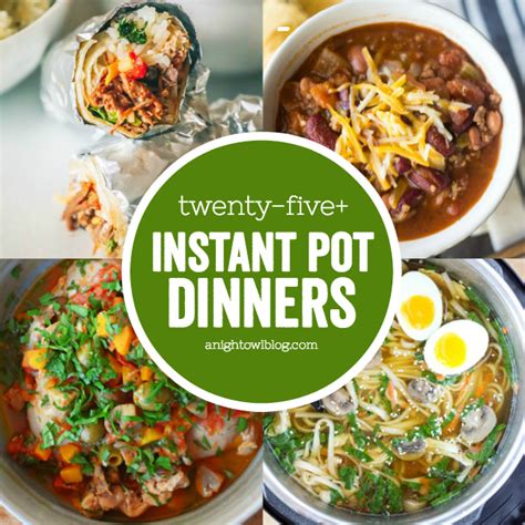 Feb 26, 2019 · this instant pot beef stew is tender meat combined with carrots, potatoes and peas in a rich and savory broth. 25+ Instant Pot Dinner Recipes | A Night Owl Blog