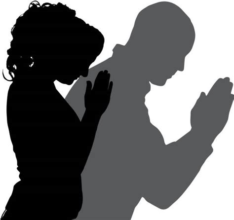 Royalty Free Black Man Praying Clip Art Vector Images