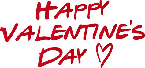 Happy Valentines Day Png Transparent Image Download Size 3502x1657px