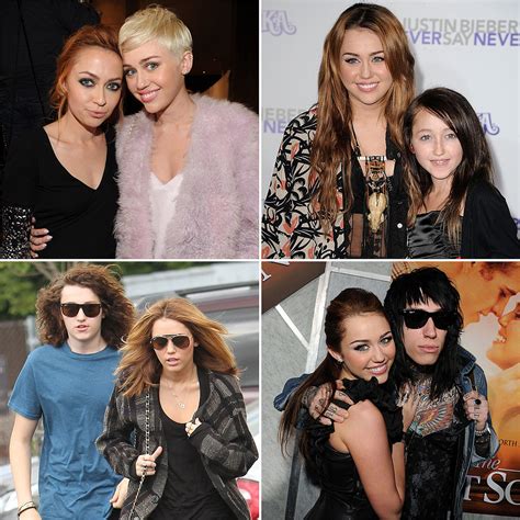 Miley Brandi Braison Noah And Trace Cyrus Celebrity Siblings You