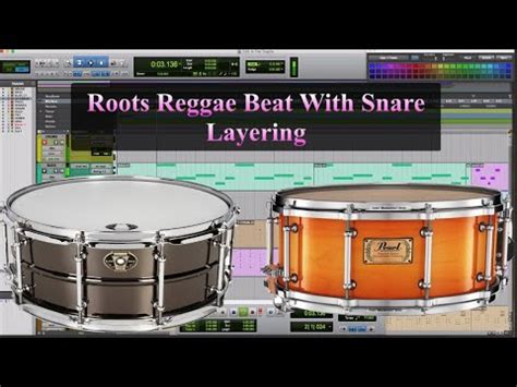 Roots Reggae Beat With Snare Layering Drum YouTube