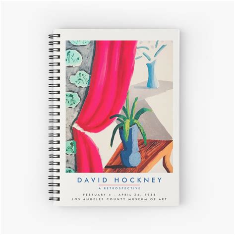 David Hockney Retrospective Art Exhibition Poster High Quality