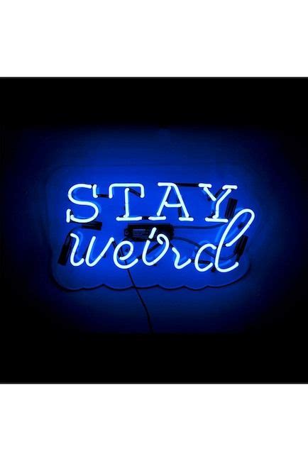 Oliver Gal Gallery Stay Weird Neon Sign Nordstrom Rack