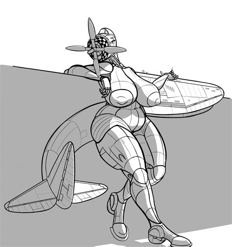Rule 34 1girls Aeromorph Aircraft Anthro Black And White Chubby Female Female Only Huge