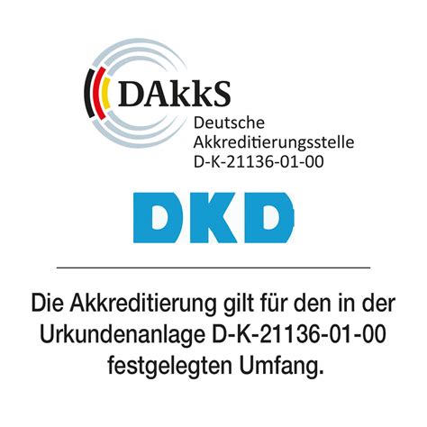 Dakks Calibration Certificate