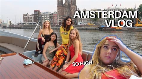24 Hours In Amsterdam Vlog Coffeeshop Sex Museum Boat Tour Youtube