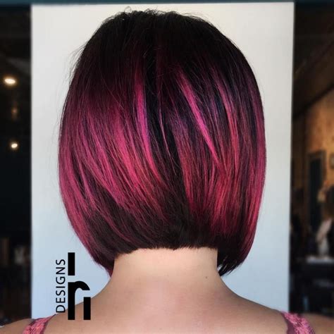 It's even considerate on where. 40 Ideas of Pink Highlights for Major Inspiration | Short hair balayage, Pink and black hair ...