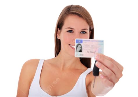 Driver S Licence Driving Licence Isolated Girl Driving Licence Png
