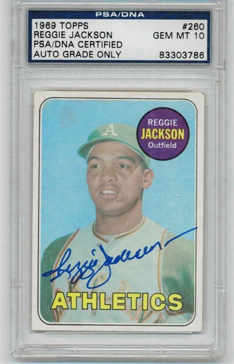 Paul george wants reggie jackson back but knows there could be suitors: Lot Detail - 1969 Reggie Jackson Autographed Rookie Card #260 (PSA/DNA Gem Mint 10)