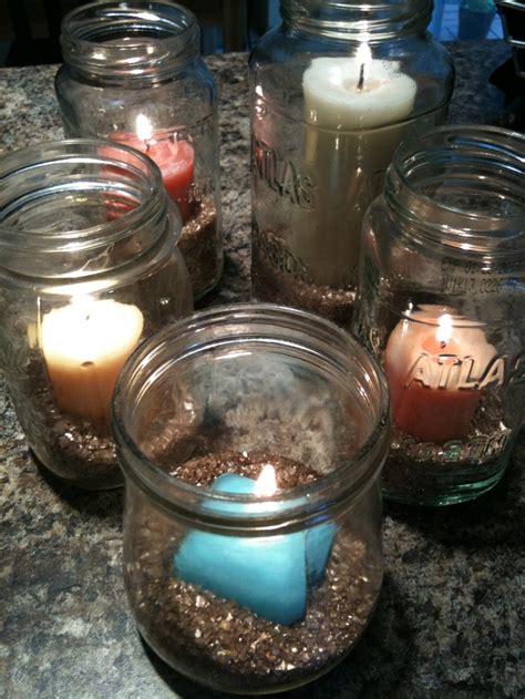 In Knots Quick Craft Mason Jar Candles