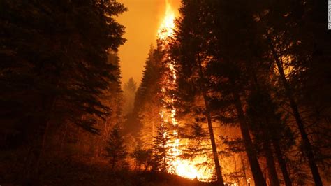 Us Western Wildfires The Two Largest Wildfires In The Us Have Burned