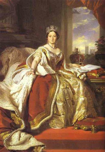 Queen Victoria 1859 Painting Franz Xaver Winterhalter Oil Paintings
